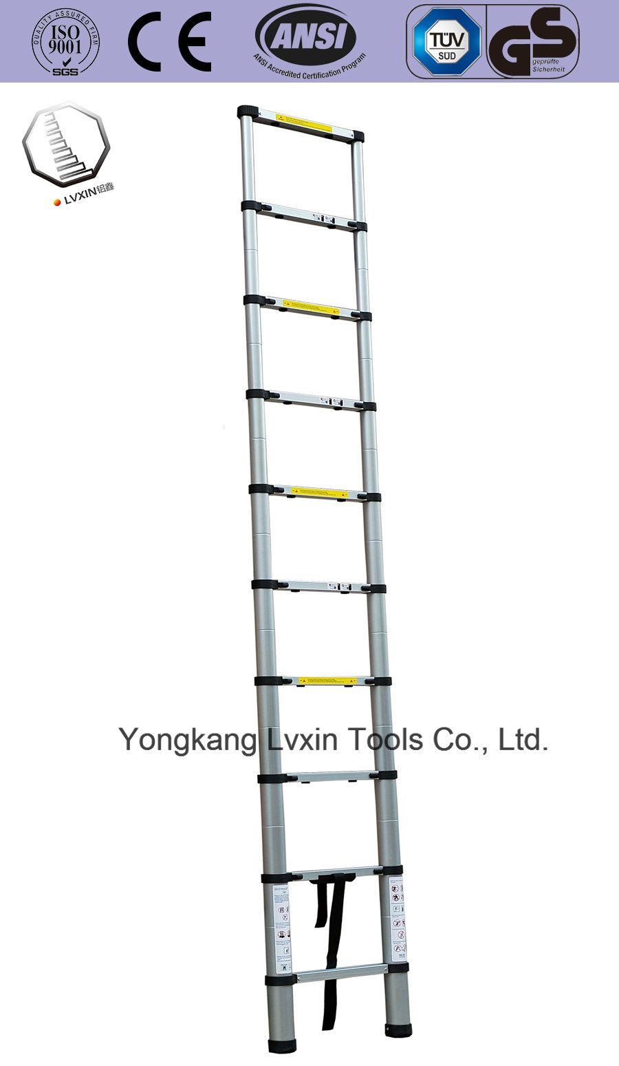 Stable Quality Household Aluminium Ladder of 8steps
